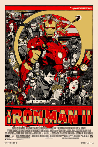 Illustration for article titled Iron Man 2 Posters That Look Forged from Sheer Cool